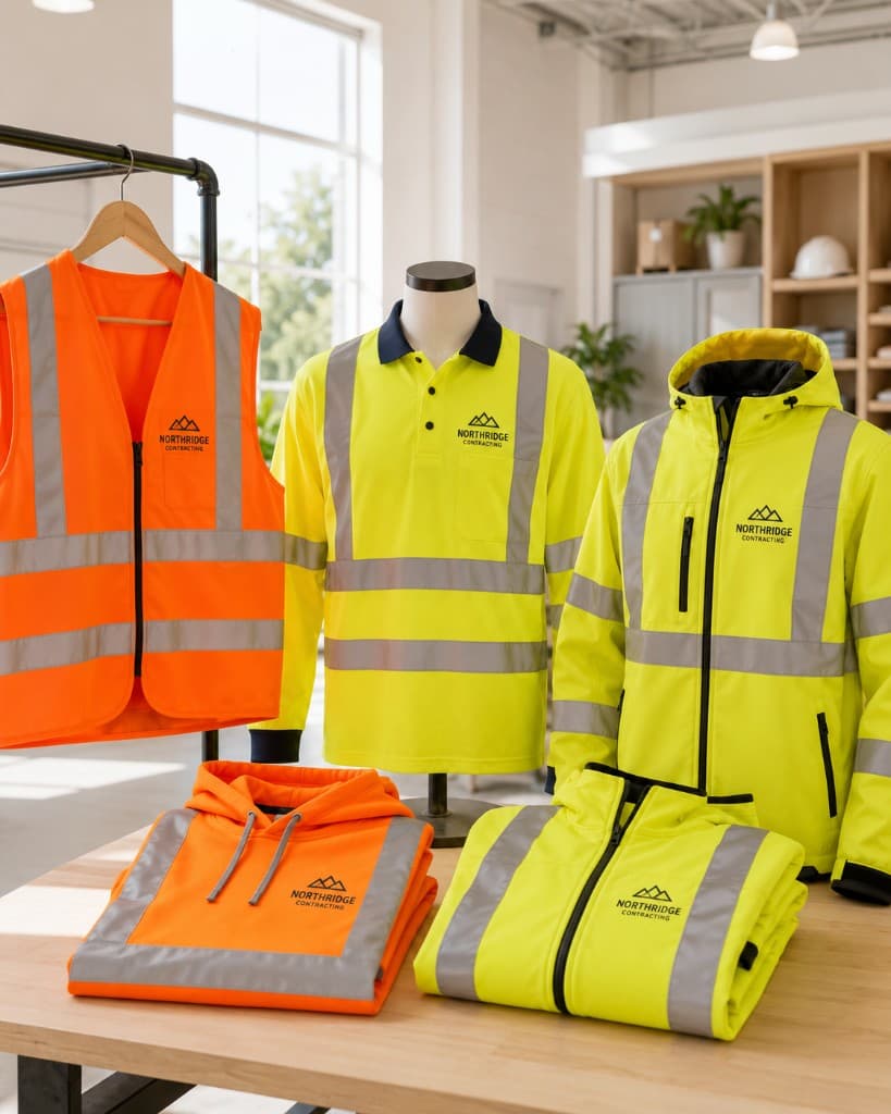 Printed hi-vis workwear for Reading construction and site teams