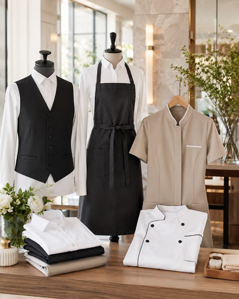 Hospitality uniforms and branded clothing for Berkshire venues