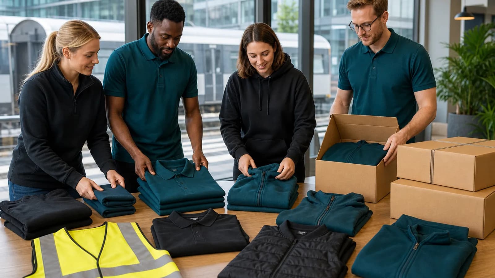 Custom workwear and t-shirt printing for Reading and Berkshire businesses