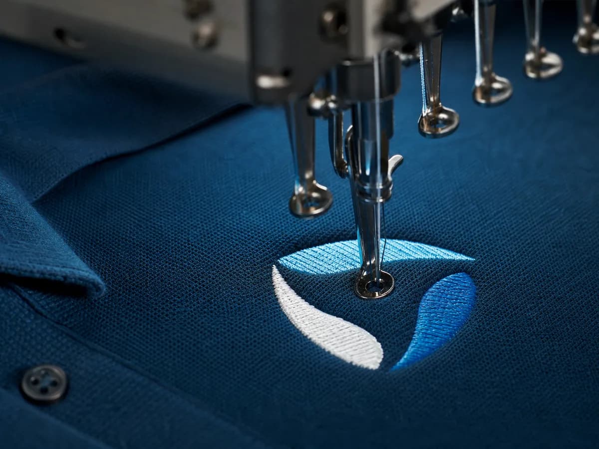 Embroidered polo shirts and workwear for Reading company uniforms